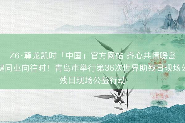 Z6·尊龙凯时「中国」官方网站 齐心共情暖岛城，残健同业向往时！青岛市举行第36次世界助残日现场公益行动