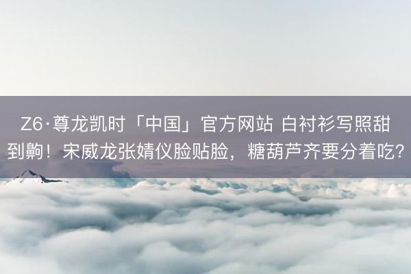 Z6·尊龙凯时「中国」官方网站 白衬衫写照甜到齁！宋威龙张婧仪脸贴脸，糖葫芦齐要分着吃？