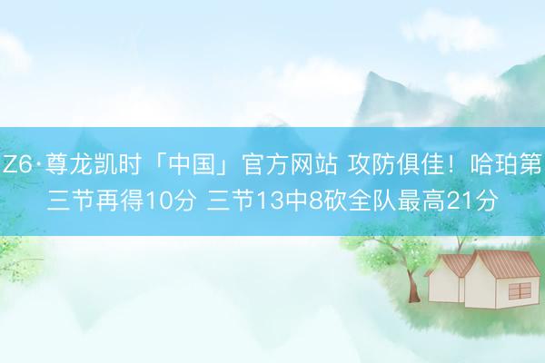 Z6·尊龙凯时「中国」官方网站 攻防俱佳!哈珀第三节再得10分 三节13中8砍全队最高21分