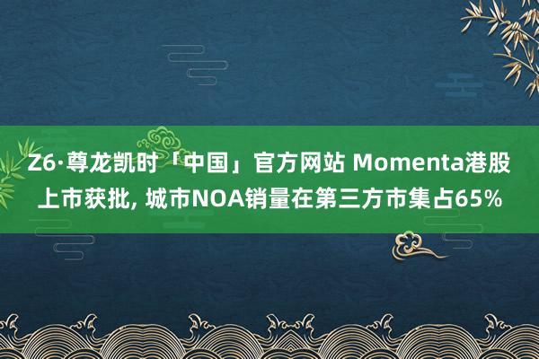 Z6·尊龙凯时「中国」官方网站 Momenta港股上市获批, 城市NOA销量在第三方市集占65%